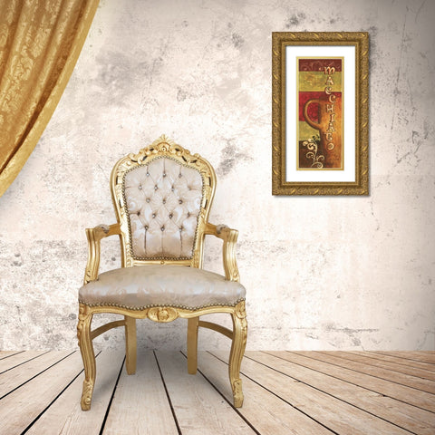 Macchiato Gold Ornate Wood Framed Art Print with Double Matting by Gorham, Gregory