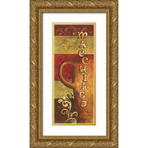 Macchiato Gold Ornate Wood Framed Art Print with Double Matting by Gorham, Gregory