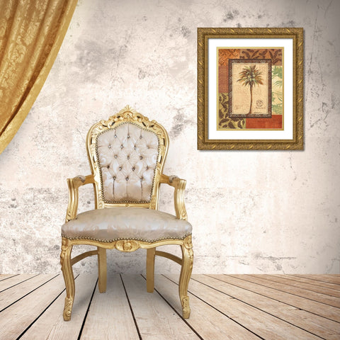 Palmaceae I Gold Ornate Wood Framed Art Print with Double Matting by Gorham, Gregory