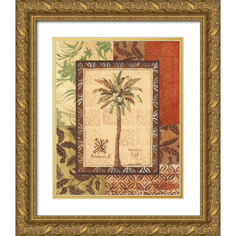 Palmaceae II Gold Ornate Wood Framed Art Print with Double Matting by Gorham, Gregory