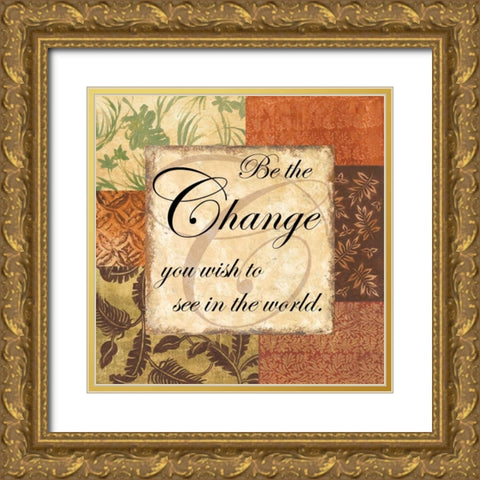 Change - special Gold Ornate Wood Framed Art Print with Double Matting by Gorham, Gregory