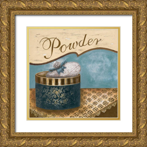 Bath Accessories I Gold Ornate Wood Framed Art Print with Double Matting by Gorham, Gregory