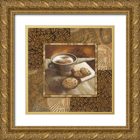 Coffee II Gold Ornate Wood Framed Art Print with Double Matting by Gorham, Gregory