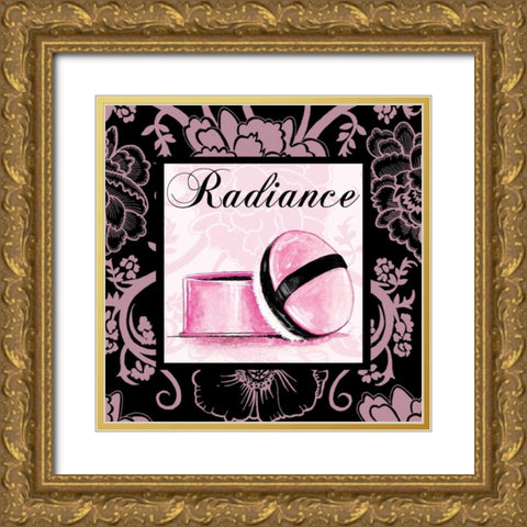 Fashion Pink Radiance Gold Ornate Wood Framed Art Print with Double Matting by Gorham, Gregory