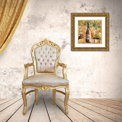 Abruzzi Splendor Gold Ornate Wood Framed Art Print with Double Matting by Gorham, Gregory