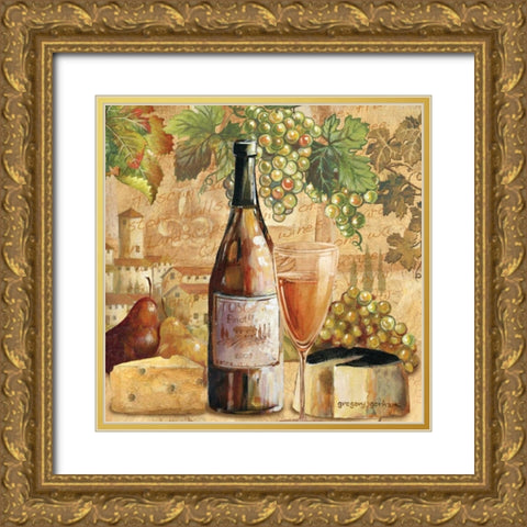 Abruzzi Splendor Gold Ornate Wood Framed Art Print with Double Matting by Gorham, Gregory