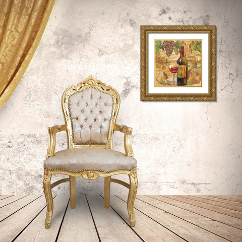 Chianti Abundance Gold Ornate Wood Framed Art Print with Double Matting by Gorham, Gregory