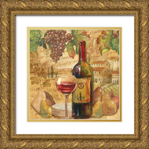 Chianti Abundance Gold Ornate Wood Framed Art Print with Double Matting by Gorham, Gregory