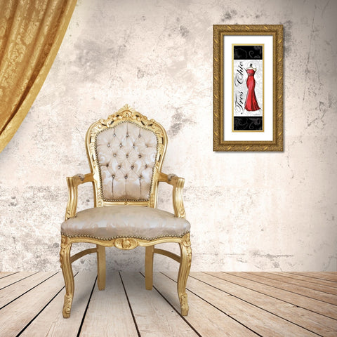 Tres Chic Gold Ornate Wood Framed Art Print with Double Matting by Gorham, Gregory