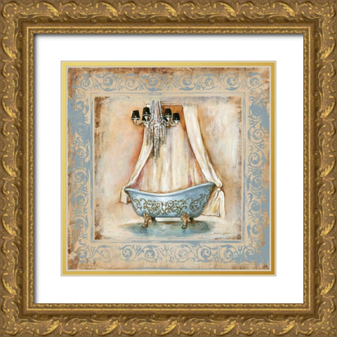 Elegant Bath I Gold Ornate Wood Framed Art Print with Double Matting by Gorham, Gregory