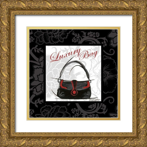 Luxury Bag Gold Ornate Wood Framed Art Print with Double Matting by Gorham, Gregory
