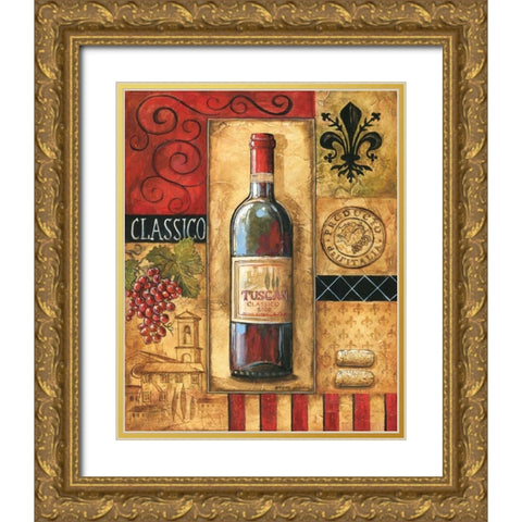 Tuscan Classico Gold Ornate Wood Framed Art Print with Double Matting by Gorham, Gregory