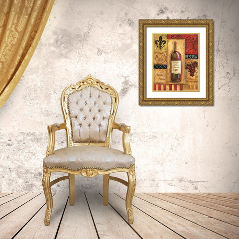 Reserva Tenuta Gold Ornate Wood Framed Art Print with Double Matting by Gorham, Gregory