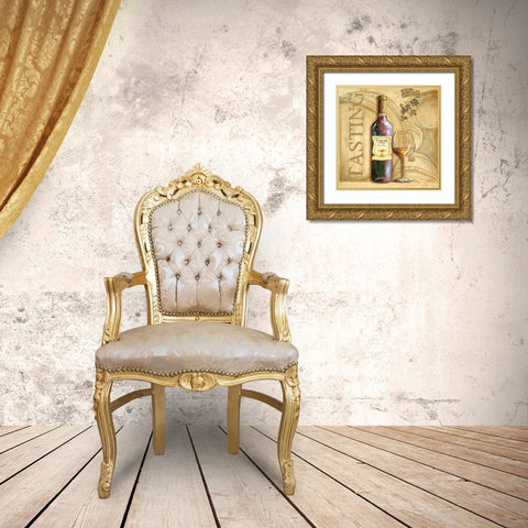 Tasting Notes I Gold Ornate Wood Framed Art Print with Double Matting by Gorham, Gregory
