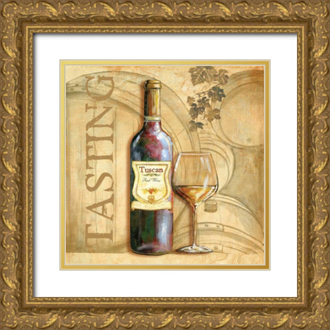 Tasting Notes I Gold Ornate Wood Framed Art Print with Double Matting by Gorham, Gregory