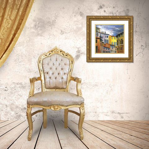 Italian Scene I Gold Ornate Wood Framed Art Print with Double Matting by Gorham, Gregory