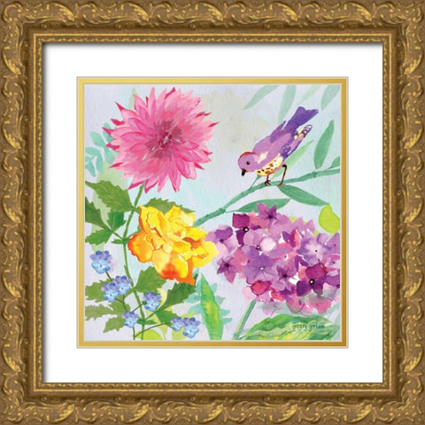 Garden Sanctuary II Gold Ornate Wood Framed Art Print with Double Matting by Gorham, Gregory