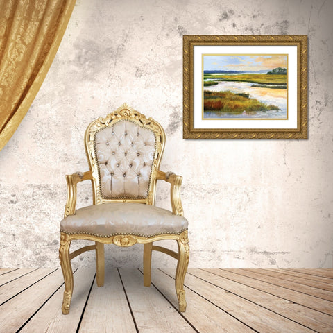 Blackfish Creek Gold Ornate Wood Framed Art Print with Double Matting by Gorham, Gregory