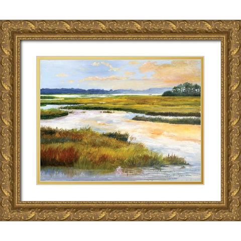 Blackfish Creek Gold Ornate Wood Framed Art Print with Double Matting by Gorham, Gregory