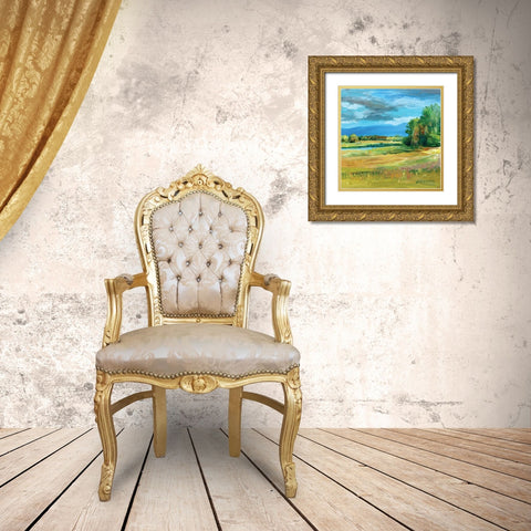Along The Kootenai Gold Ornate Wood Framed Art Print with Double Matting by Gorham, Gregory