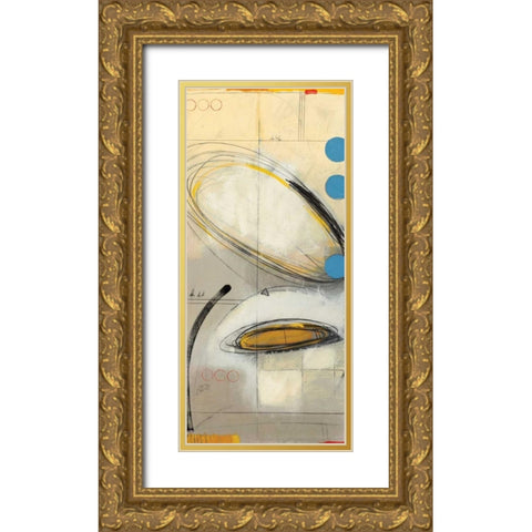 Cosmic I Gold Ornate Wood Framed Art Print with Double Matting by Bach, Marci