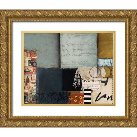 Entropy II Gold Ornate Wood Framed Art Print with Double Matting by Braelin, Frank