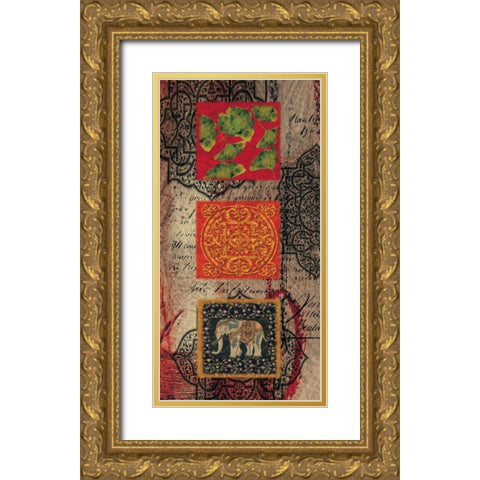 Citrus Jewel I Gold Ornate Wood Framed Art Print with Double Matting by Hillard, Stephen