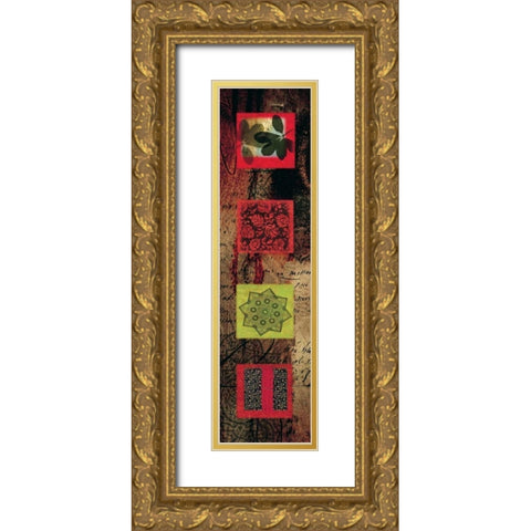 Citrus Jewel II Gold Ornate Wood Framed Art Print with Double Matting by Hillard, Stephen