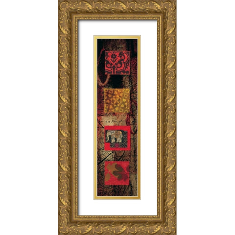 Citrus Jewel III Gold Ornate Wood Framed Art Print with Double Matting by Hillard, Stephen