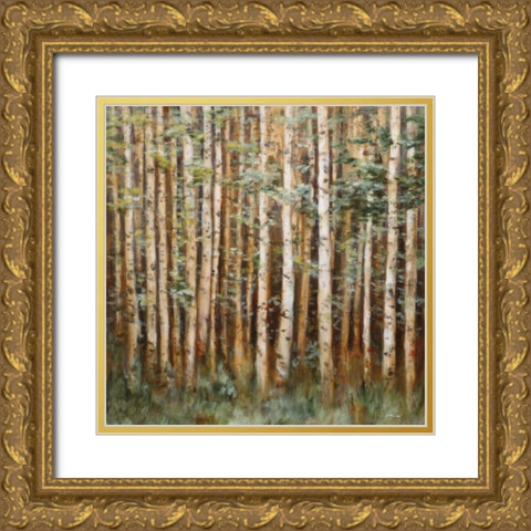 Aspen Beauty I Gold Ornate Wood Framed Art Print with Double Matting by Lee, Scott