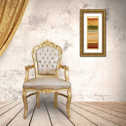 Elemental II Gold Ornate Wood Framed Art Print with Double Matting by Rodriguez, S.