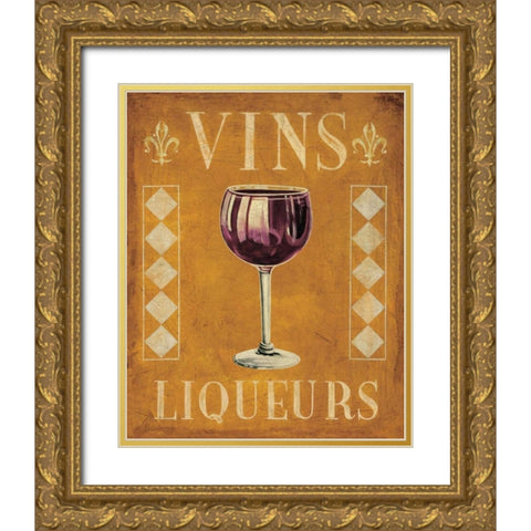 Cocktail Hour II Gold Ornate Wood Framed Art Print with Double Matting by Jones, Catherine