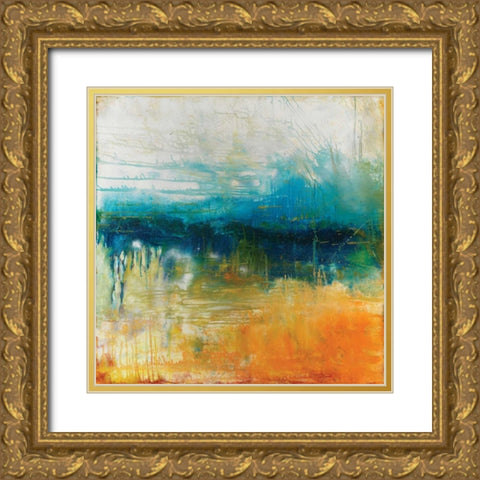 Waiting III Gold Ornate Wood Framed Art Print with Double Matting by Jones, Catherine