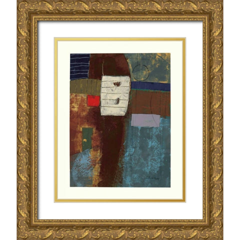 Medford Manor I Gold Ornate Wood Framed Art Print with Double Matting by Kime, John