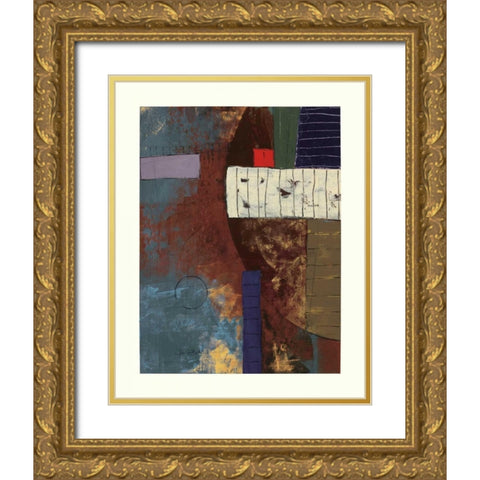 Medford Manor II Gold Ornate Wood Framed Art Print with Double Matting by Kime, John