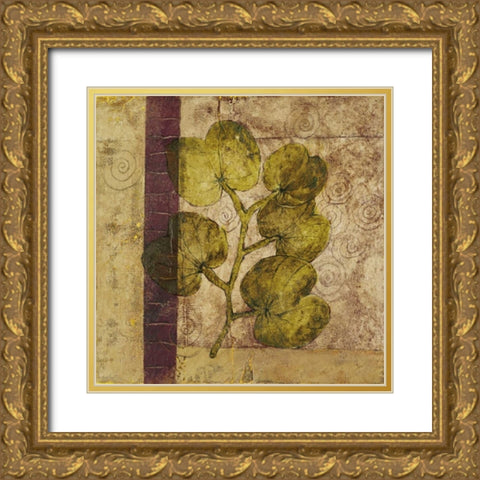 Nature Study IV Gold Ornate Wood Framed Art Print with Double Matting by Kime, John