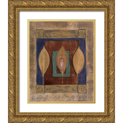 Earths Surface I Gold Ornate Wood Framed Art Print with Double Matting by Kime, John