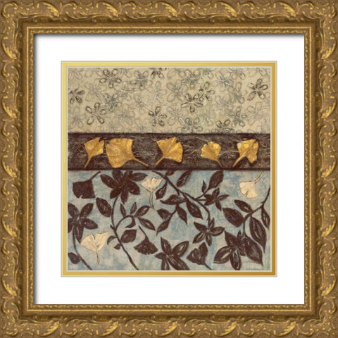 Earths Blanket II Gold Ornate Wood Framed Art Print with Double Matting by Kime, John