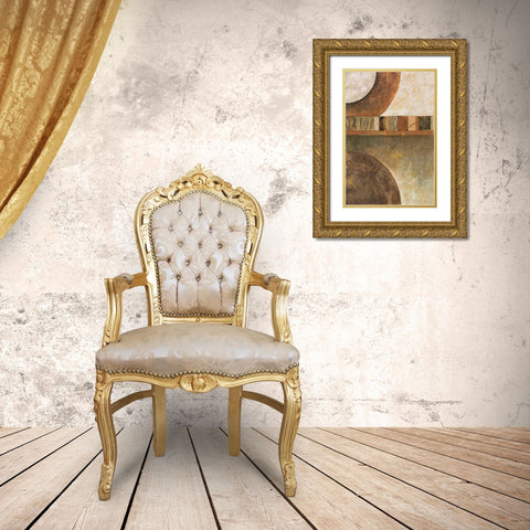 Spirits Tapestry II Gold Ornate Wood Framed Art Print with Double Matting by Kime, John