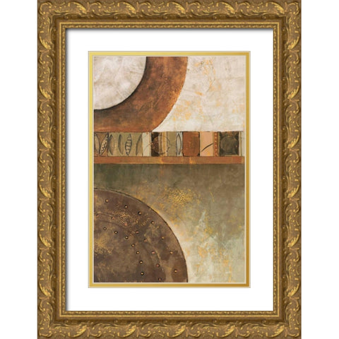 Spirits Tapestry II Gold Ornate Wood Framed Art Print with Double Matting by Kime, John