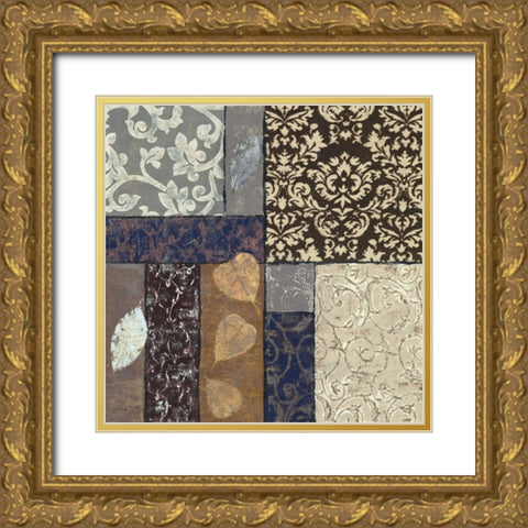Earth Scramble I Gold Ornate Wood Framed Art Print with Double Matting by Kime, John