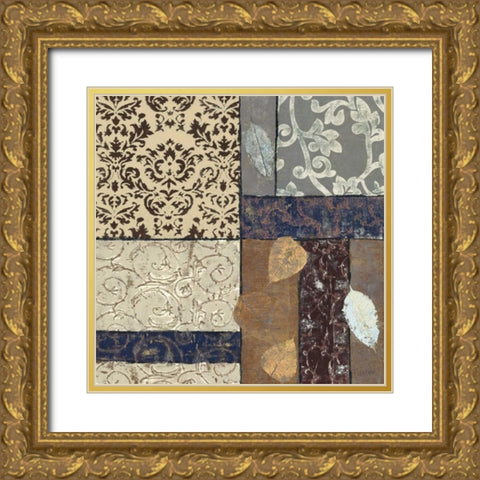 Earth Scramble II Gold Ornate Wood Framed Art Print with Double Matting by Kime, John