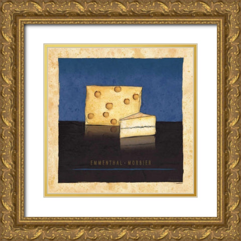 Cheeses IV Gold Ornate Wood Framed Art Print with Double Matting by Laliberte, Andrea
