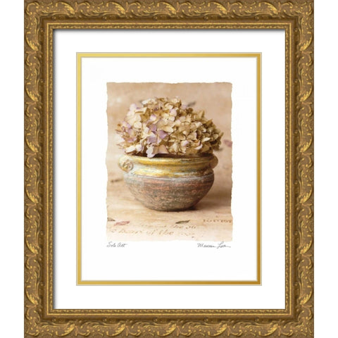 Solo Act Gold Ornate Wood Framed Art Print with Double Matting by Love, Maureen