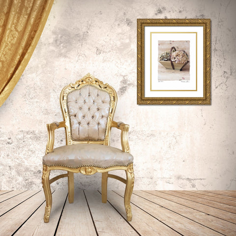 Act Two Gold Ornate Wood Framed Art Print with Double Matting by Love, Maureen