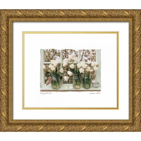 Reaching for the Sun Gold Ornate Wood Framed Art Print with Double Matting by Love, Maureen