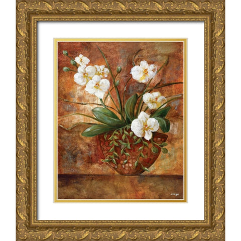 Copper Vessel II Gold Ornate Wood Framed Art Print with Double Matting by Linza, Loretta