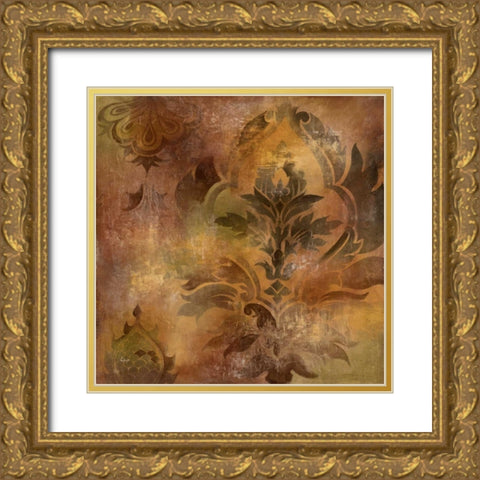 Georgette I Gold Ornate Wood Framed Art Print with Double Matting by Linza, Loretta