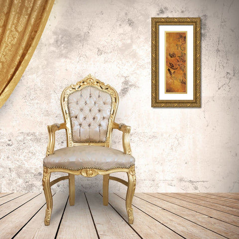 Georgette II Gold Ornate Wood Framed Art Print with Double Matting by Linza, Loretta