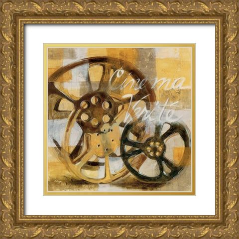 Film Festival I Gold Ornate Wood Framed Art Print with Double Matting by Linza, Loretta